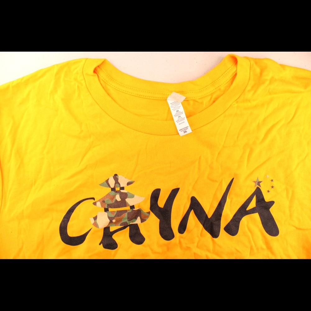 Canvas Bella +Canvas Yellow Tee Women/Men Size 2XL